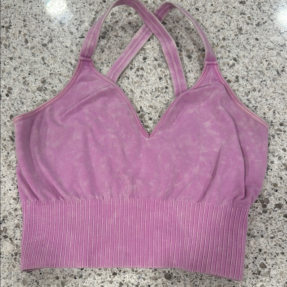 Zenana Outfitters Pink Crop Top